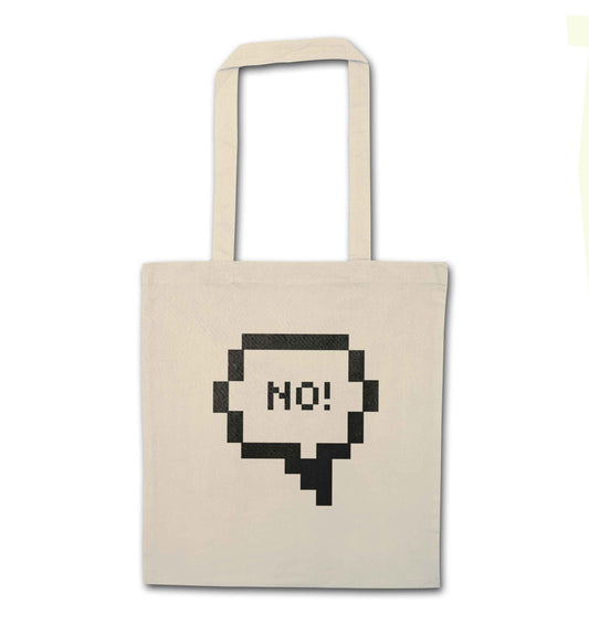No natural tote bag