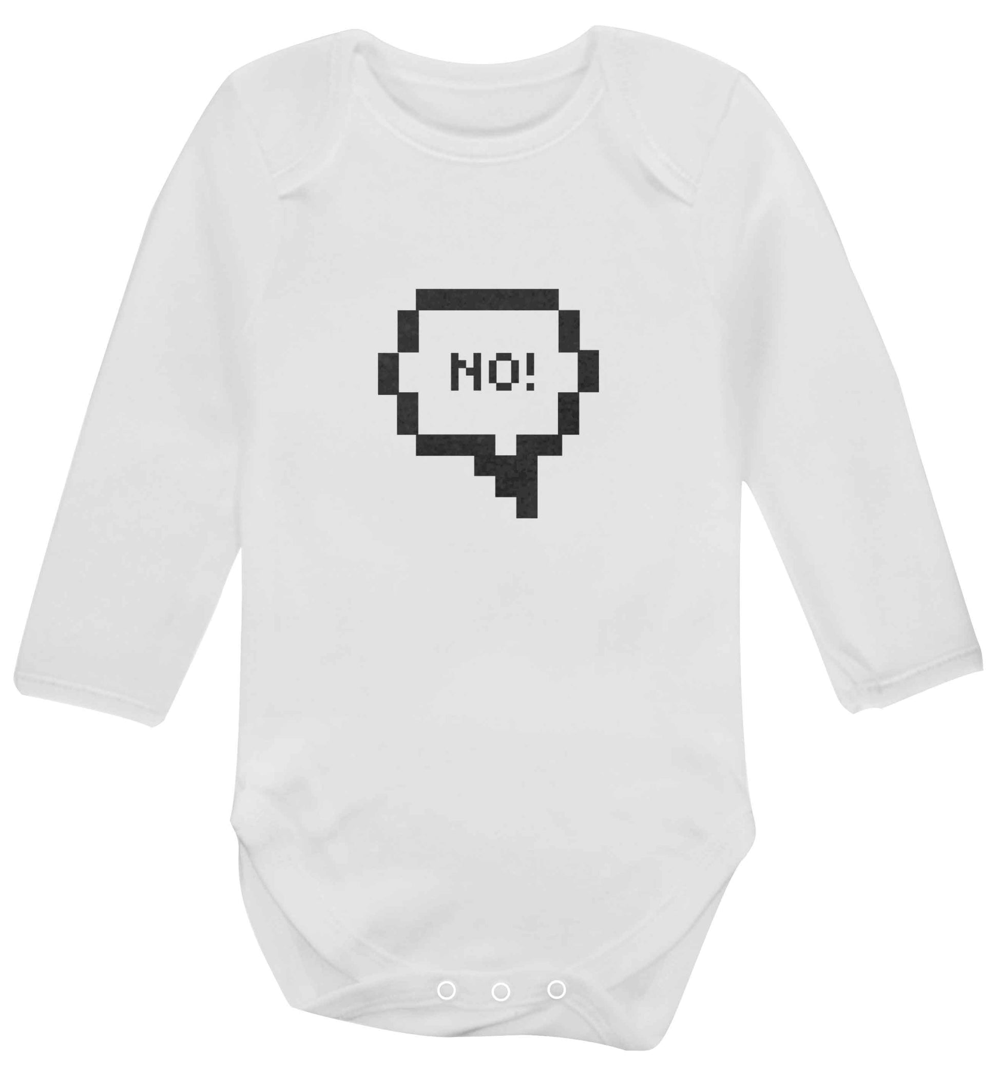 No baby vest long sleeved white 6-12 months