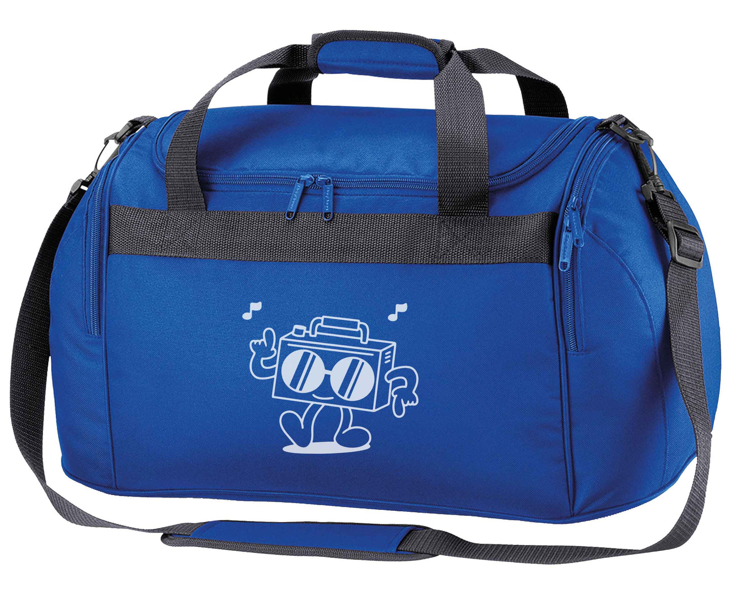 Boombox royal blue holdall / duffel bag