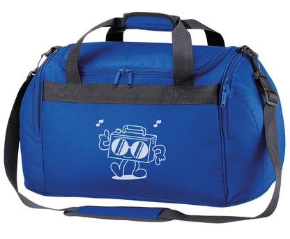 Boombox royal blue holdall / duffel bag