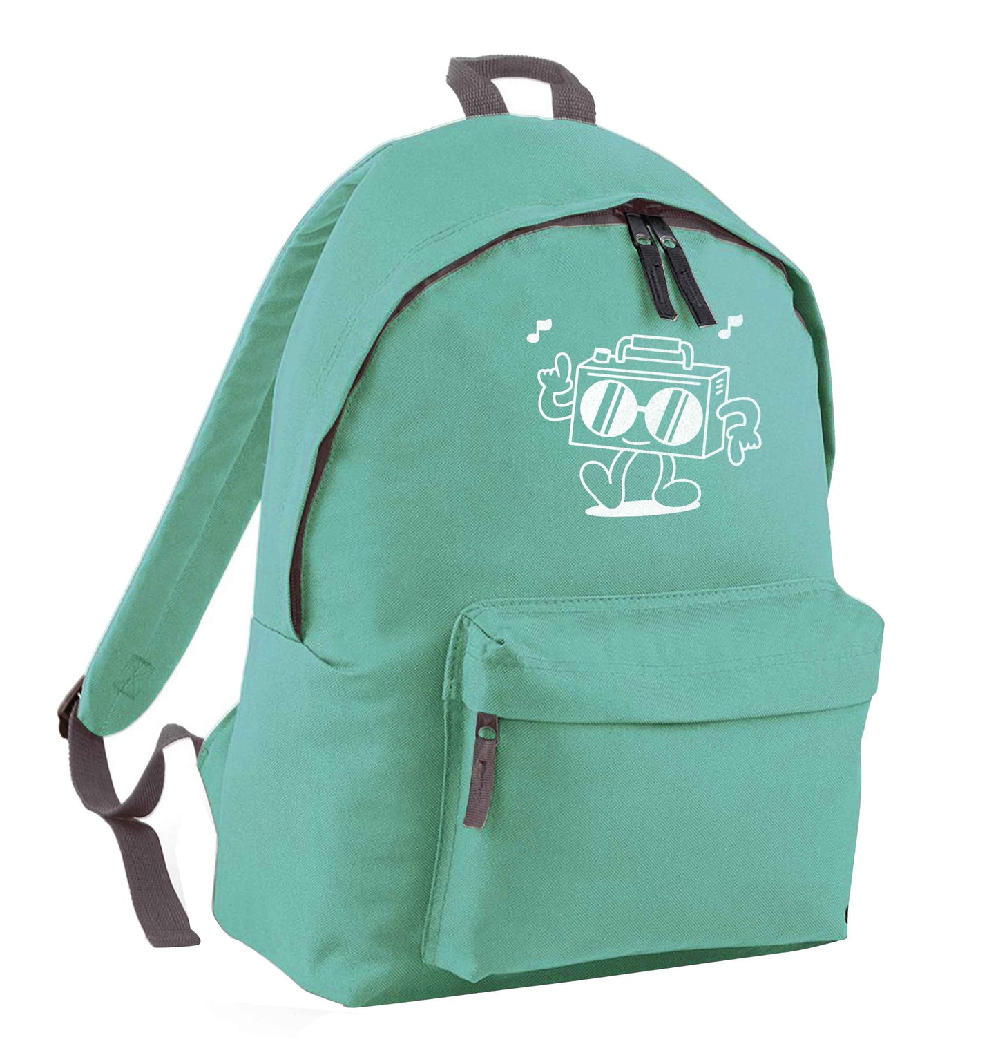 Boombox mint adults backpack