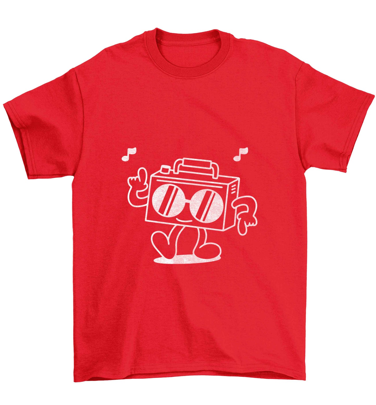 Boombox Children's red Tshirt 12-13 Years