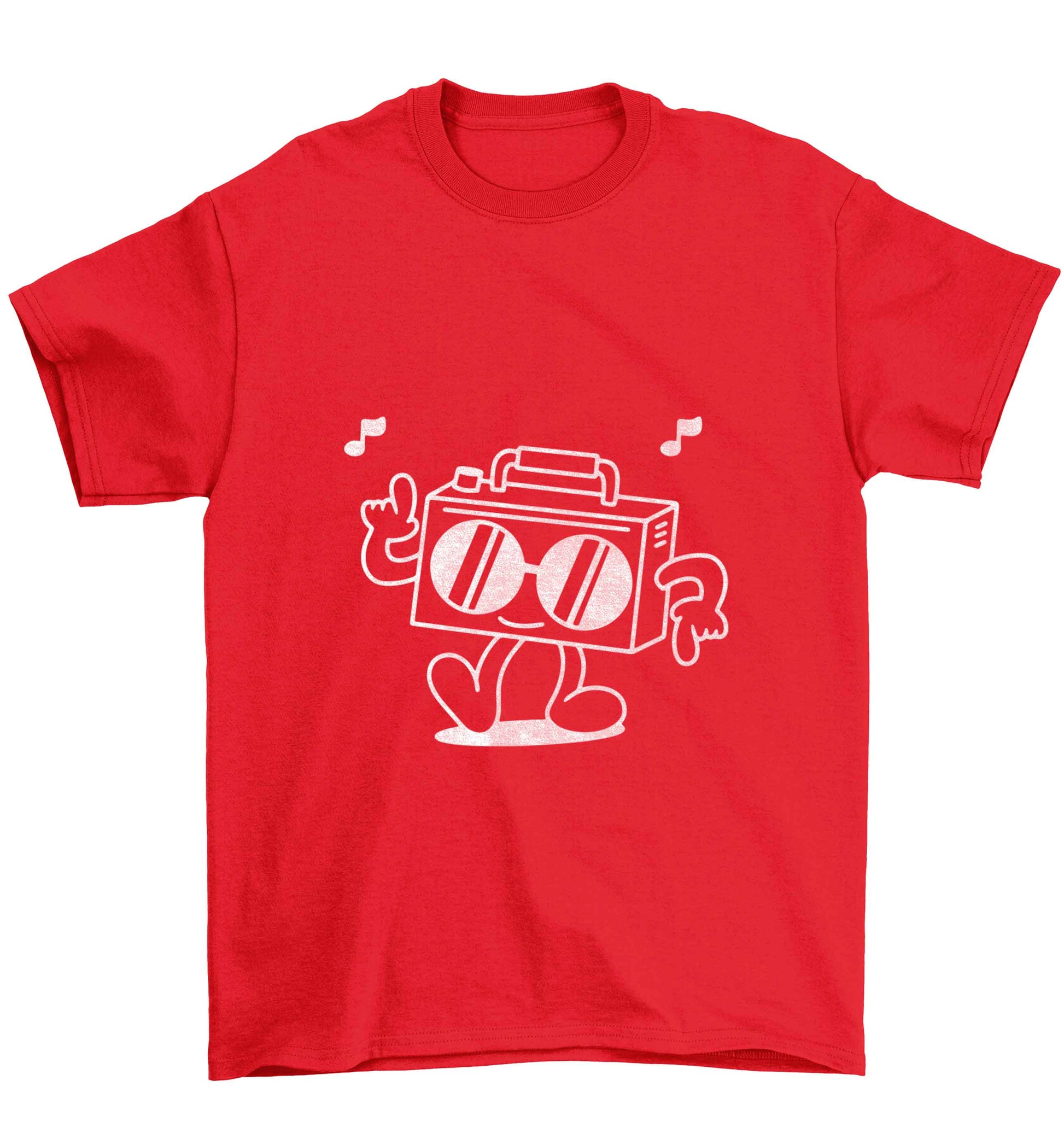 Boombox Children's red Tshirt 12-13 Years