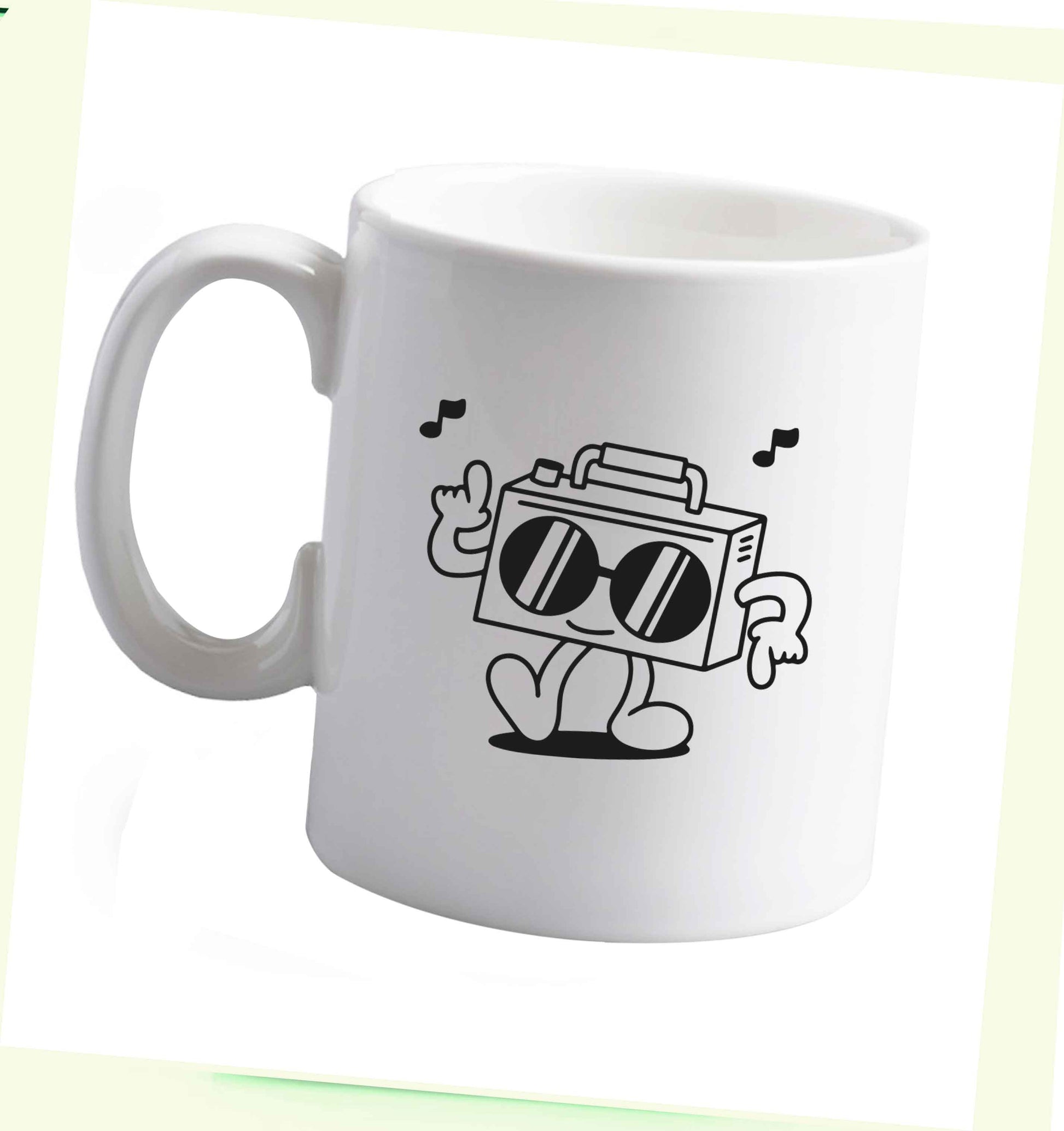 10 oz Tis The Season to Drink Whisky ceramic mug right handed