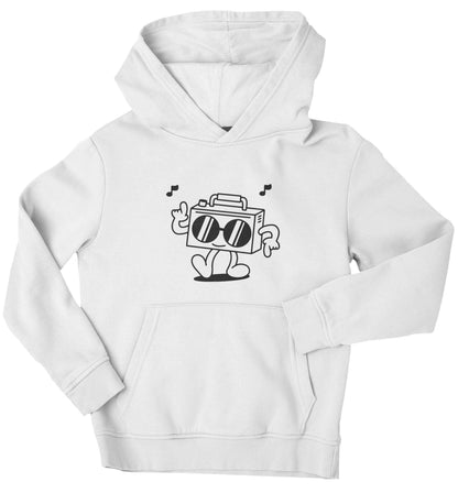 Boombox children's white hoodie 12-13 Years
