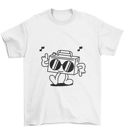 Boombox Children's white Tshirt 12-13 Years
