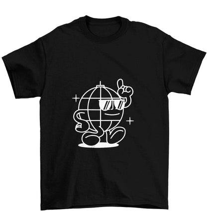 Disco ball Children's black Tshirt 12-13 Years