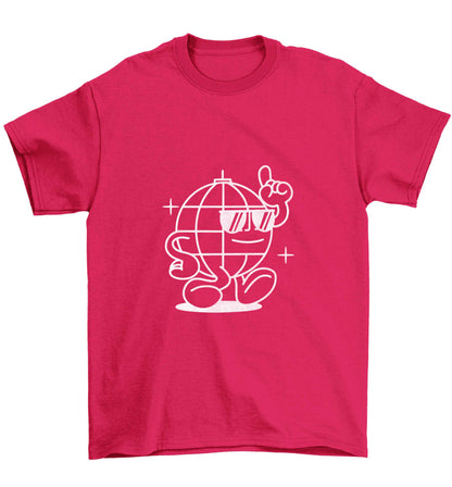 Disco ball Children's pink Tshirt 12-13 Years