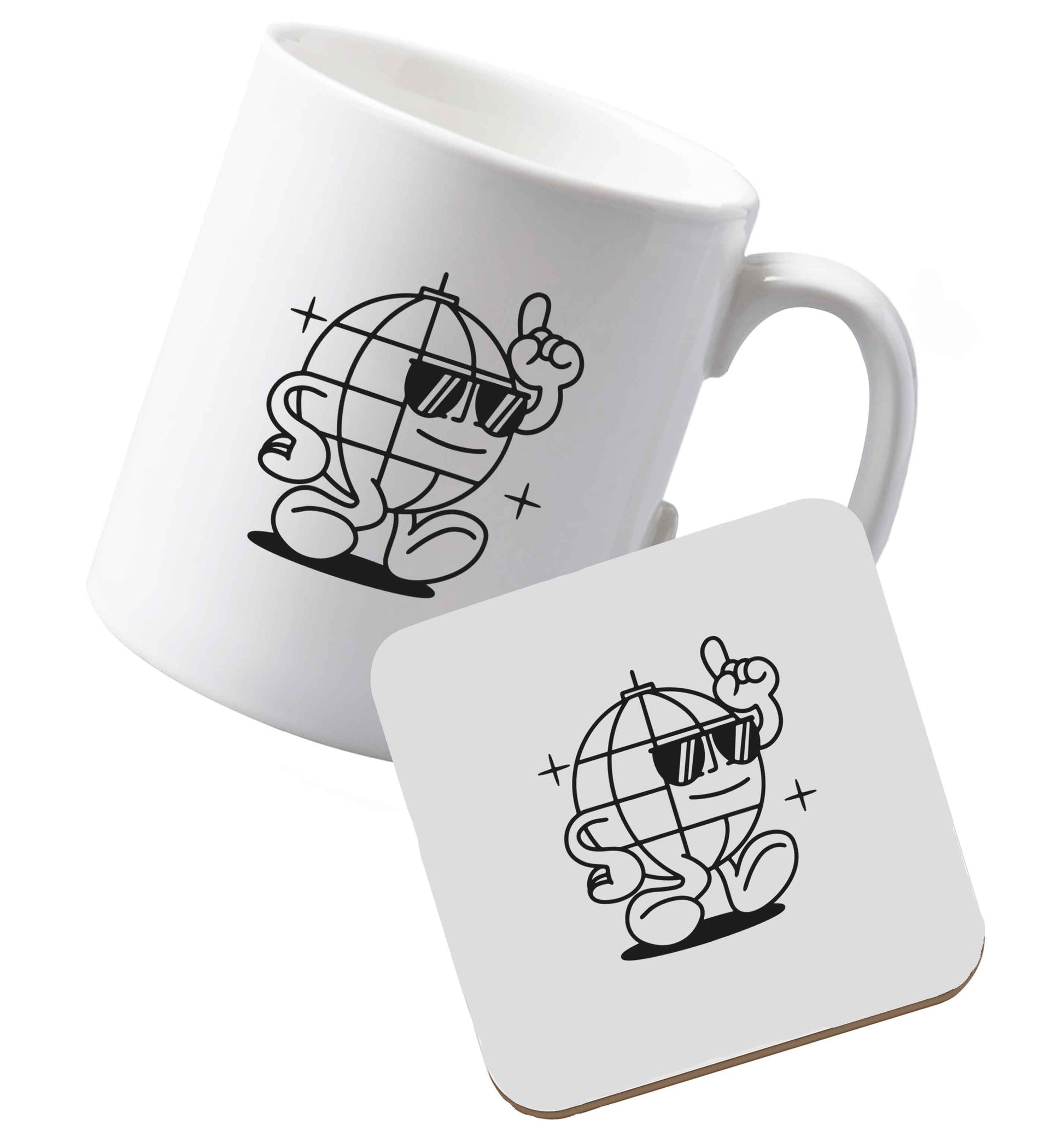 10 oz Ceramic mug and coaster Tis The Season to Drink Whisky both sides
