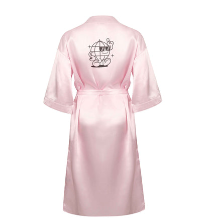 Disco ball XL/XXL pink ladies dressing gown size 16/18
