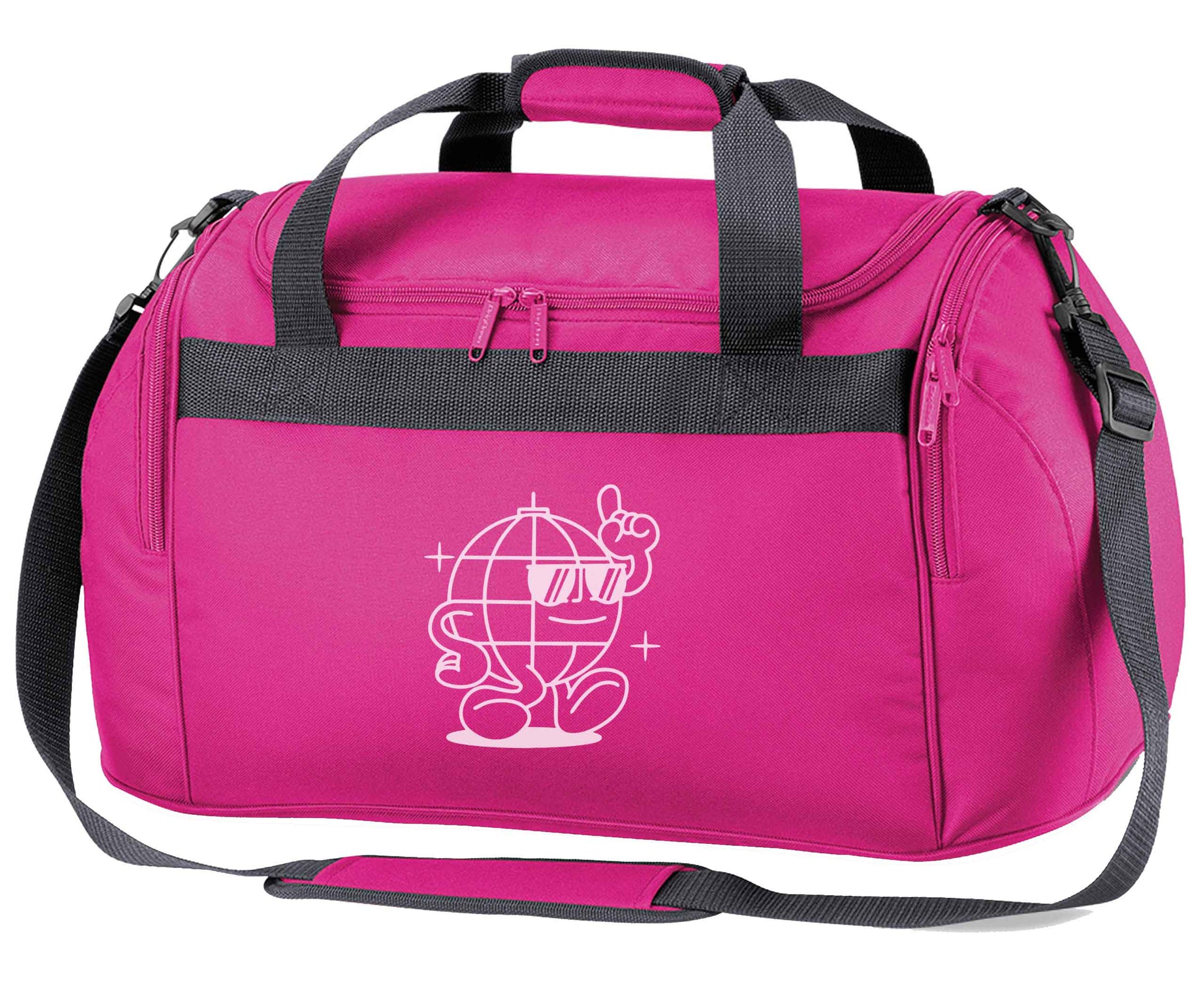 Disco ball pink holdall / duffel bag