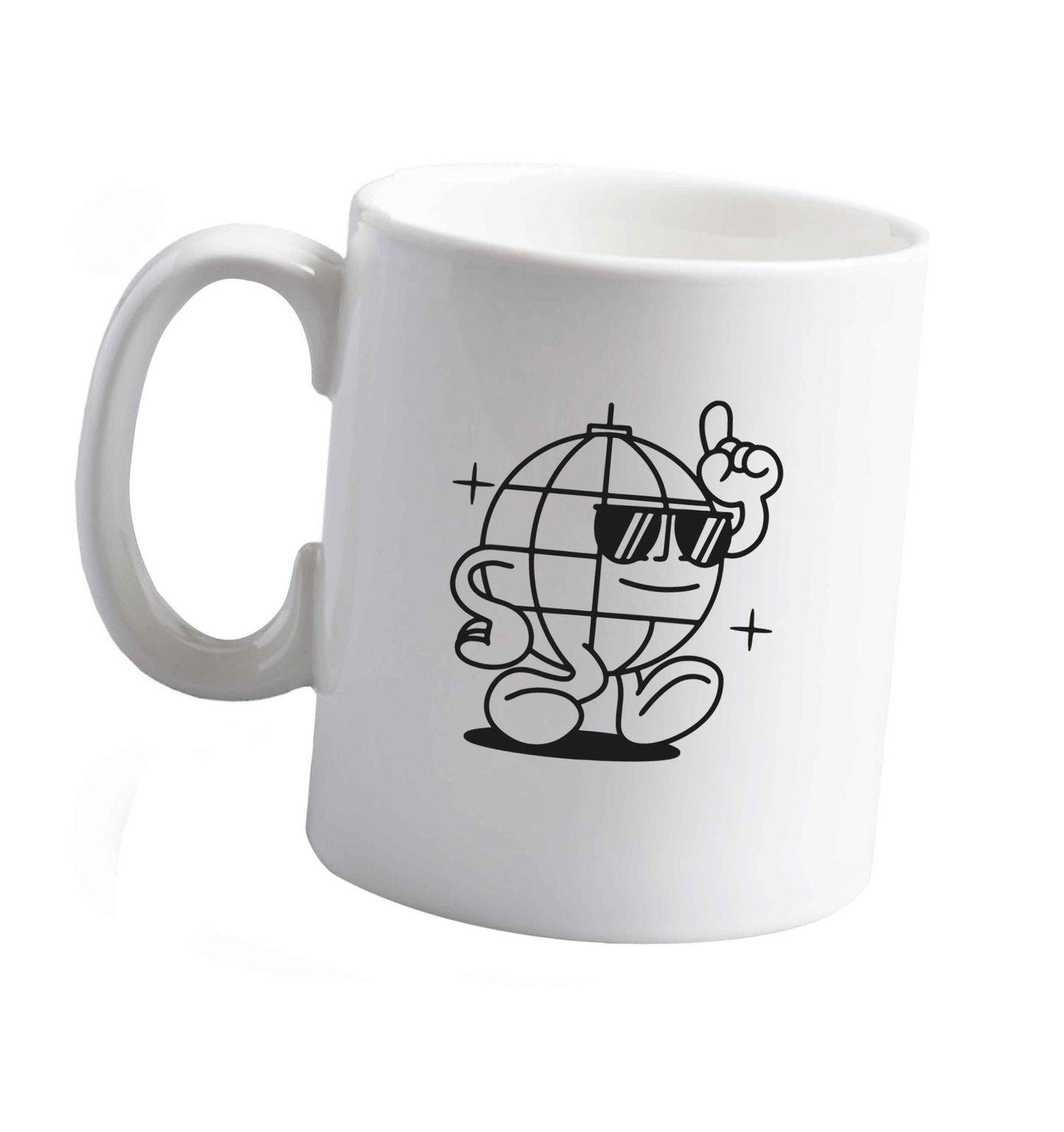 10 oz Tis The Season to Drink Whisky ceramic mug right handed