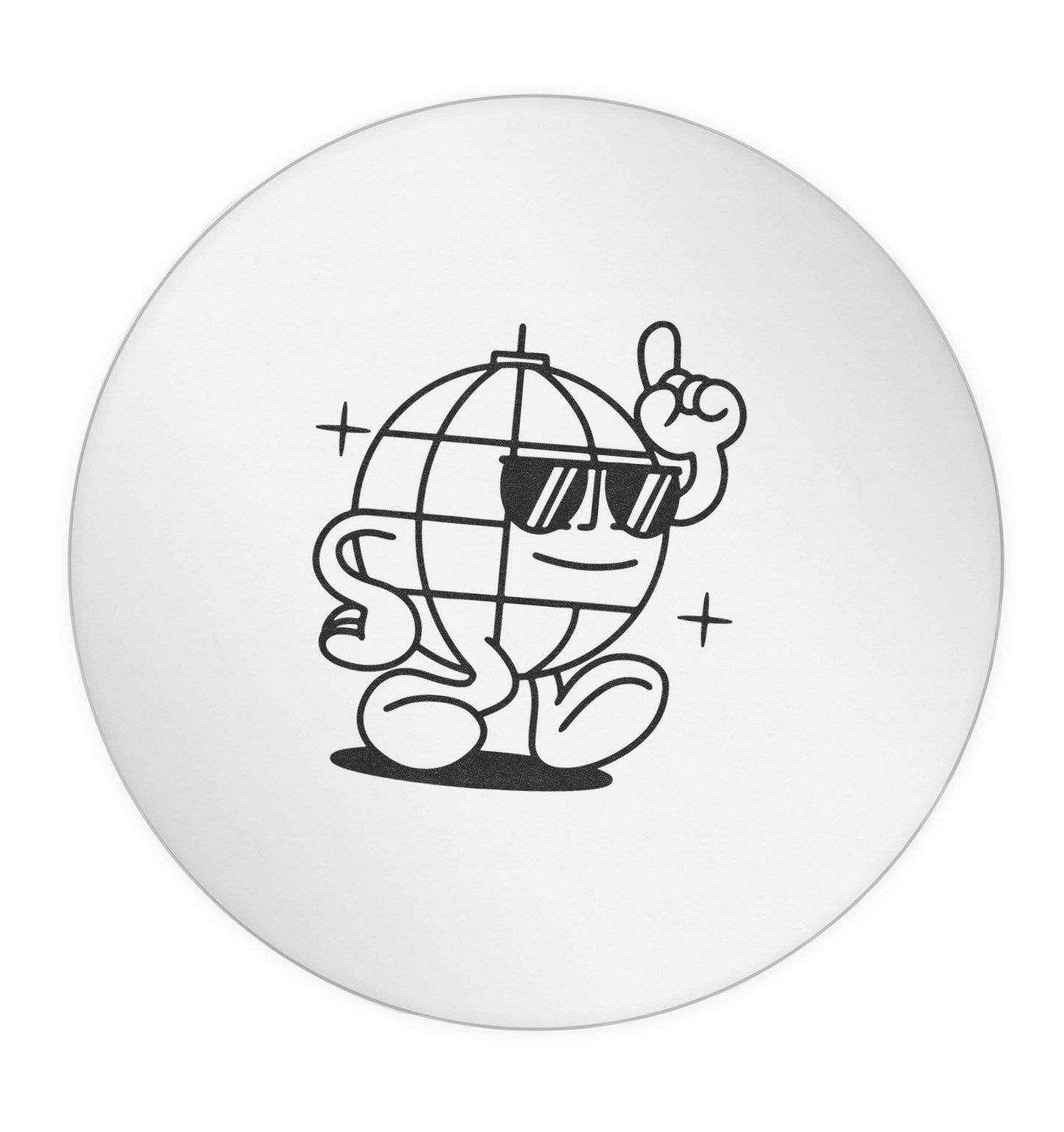 Disco ball 24 @ 45mm matt circle stickers