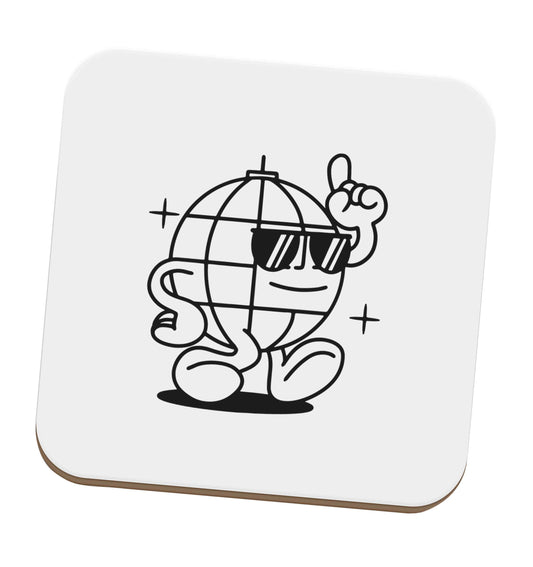 Disco ball set of four coasters