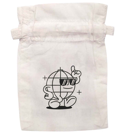 Disco ball | XS - L | Pouch / Drawstring bag / Sack | Organic Cotton | Bulk discounts available!