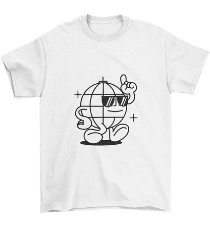 Disco ball Children's white Tshirt 12-13 Years