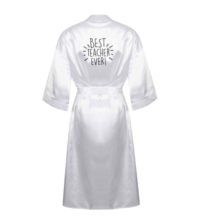 Best teacher ever! XL/XXL white ladies dressing gown size 16/18