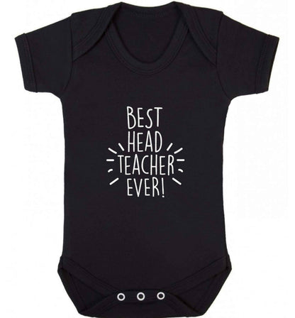 Best head teacher ever! baby vest black 18-24 months