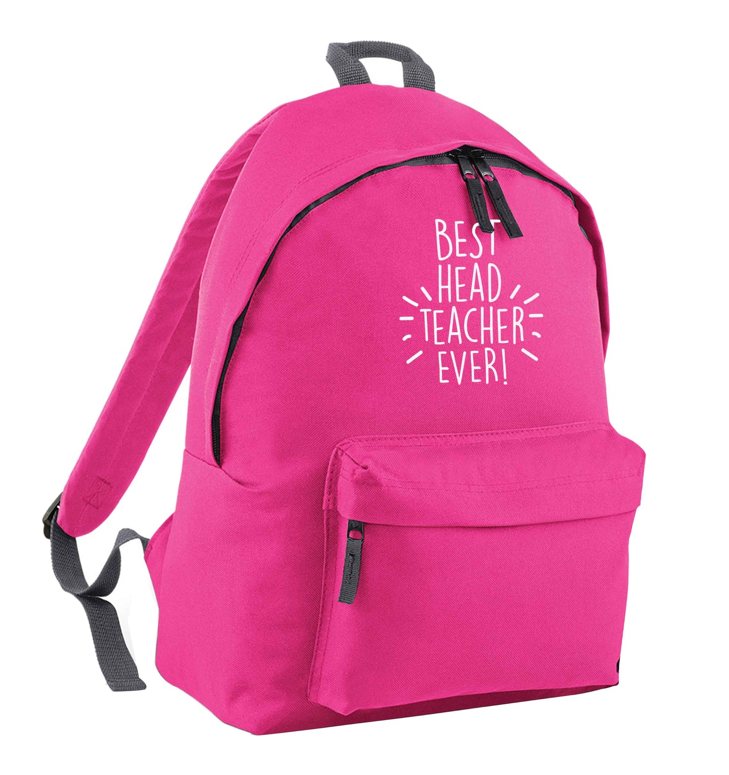 Best head teacher ever! pink adults backpack