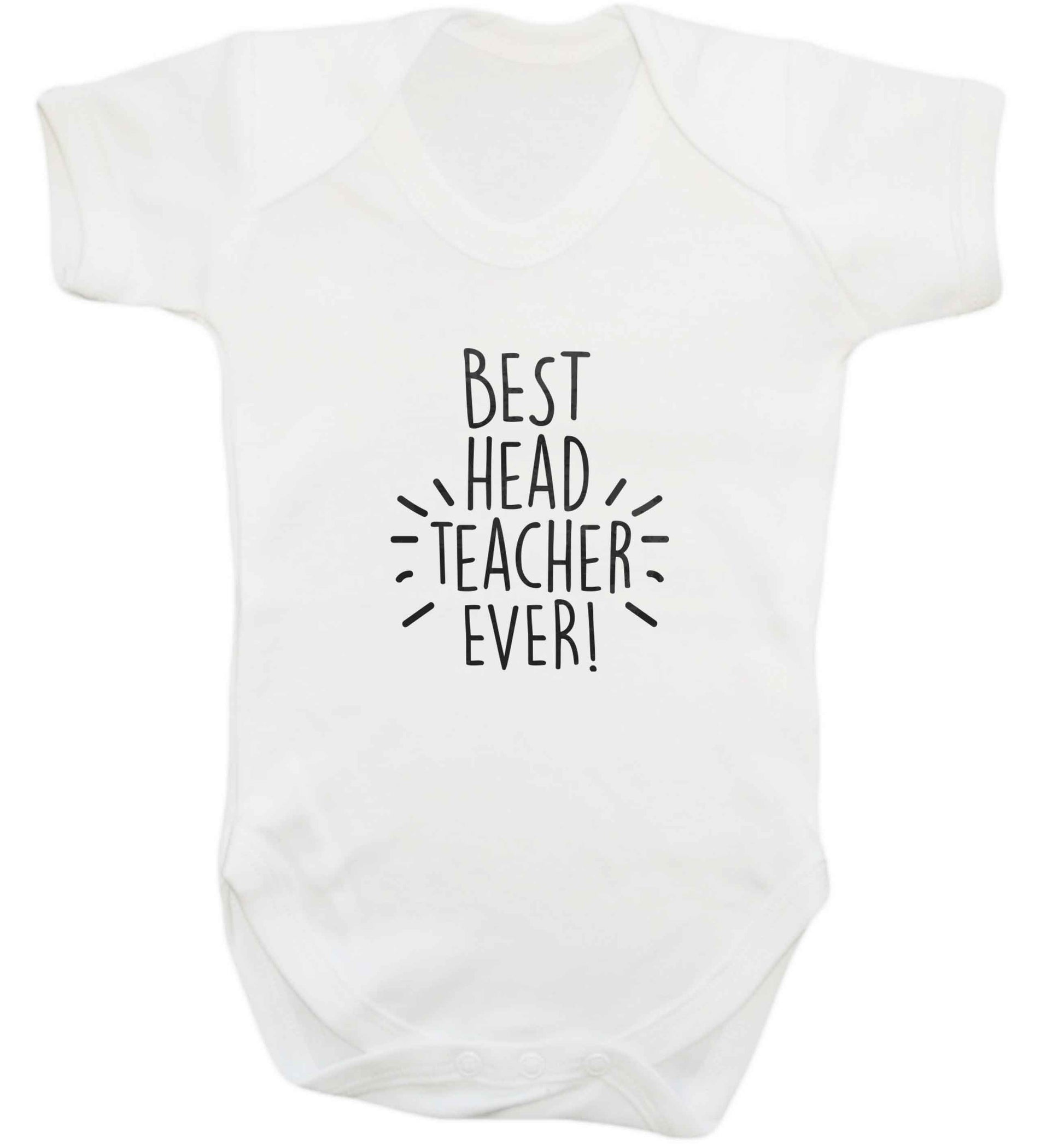 Best head teacher ever! baby vest white 18-24 months