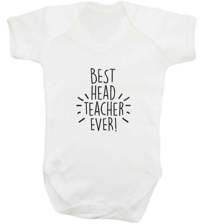 Best head teacher ever! baby vest white 18-24 months