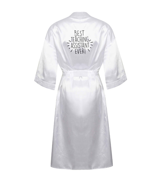 Best teaching assistant ever! XL/XXL white ladies dressing gown size 16/18