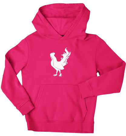 Rooster children's pink hoodie 12-13 Years