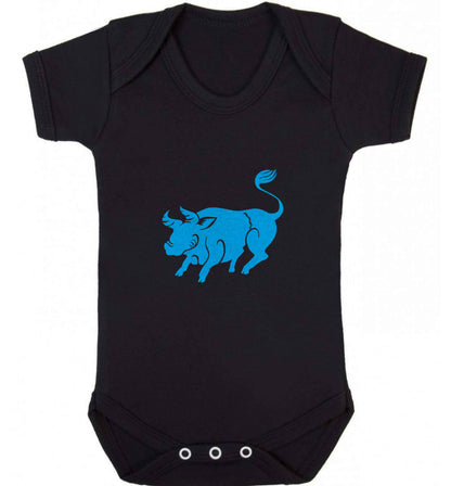Pig face baby vest black 18-24 months