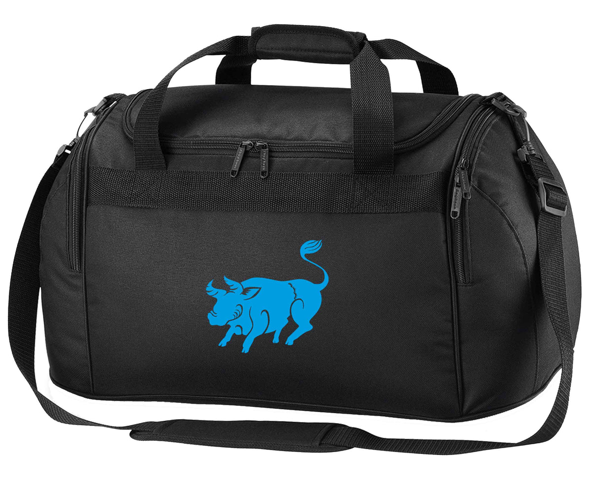 Pig face black holdall / duffel bag