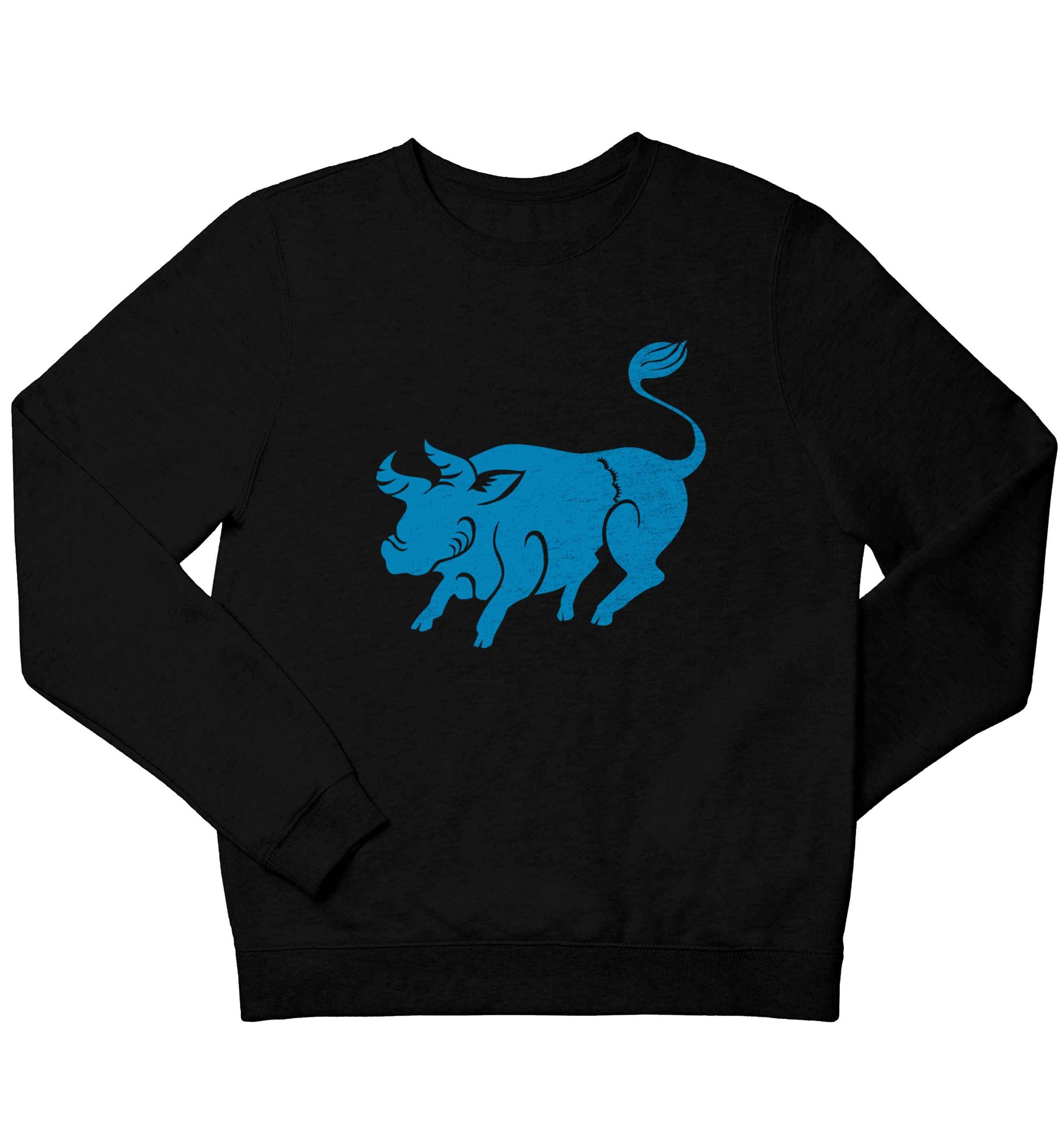 Blue ox children's black sweater 12-13 Years