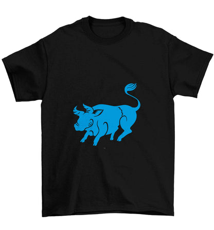 Pig face Children's black Tshirt 12-13 Years