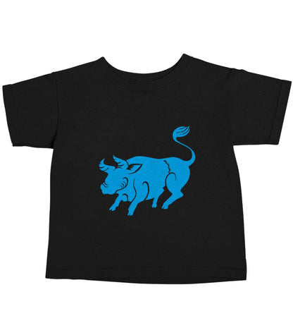 Blue ox Black baby toddler Tshirt 2 years