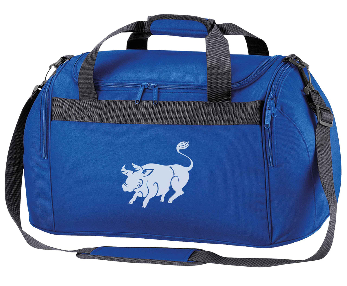 Pig face royal blue holdall / duffel bag