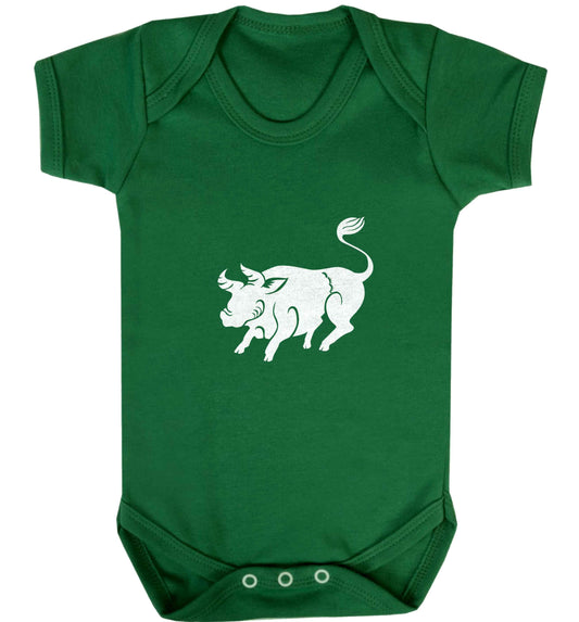 Pig face baby vest green 18-24 months