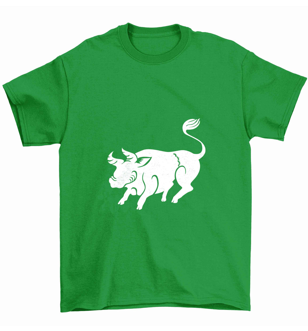 Pig face Children's green Tshirt 12-13 Years