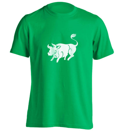 Blue ox adults unisex green Tshirt 2XL