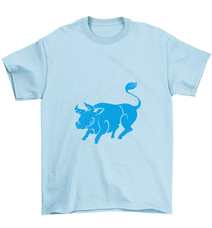 Pig face Children's light blue Tshirt 12-13 Years