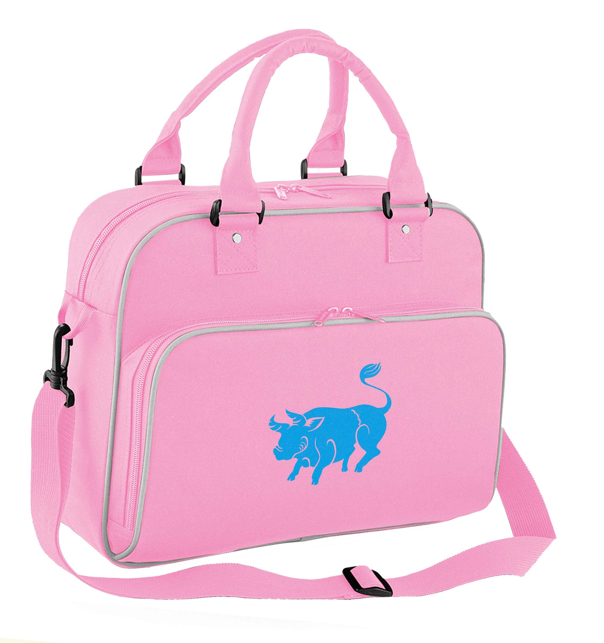 Blue ox children's dance bag baby pink
