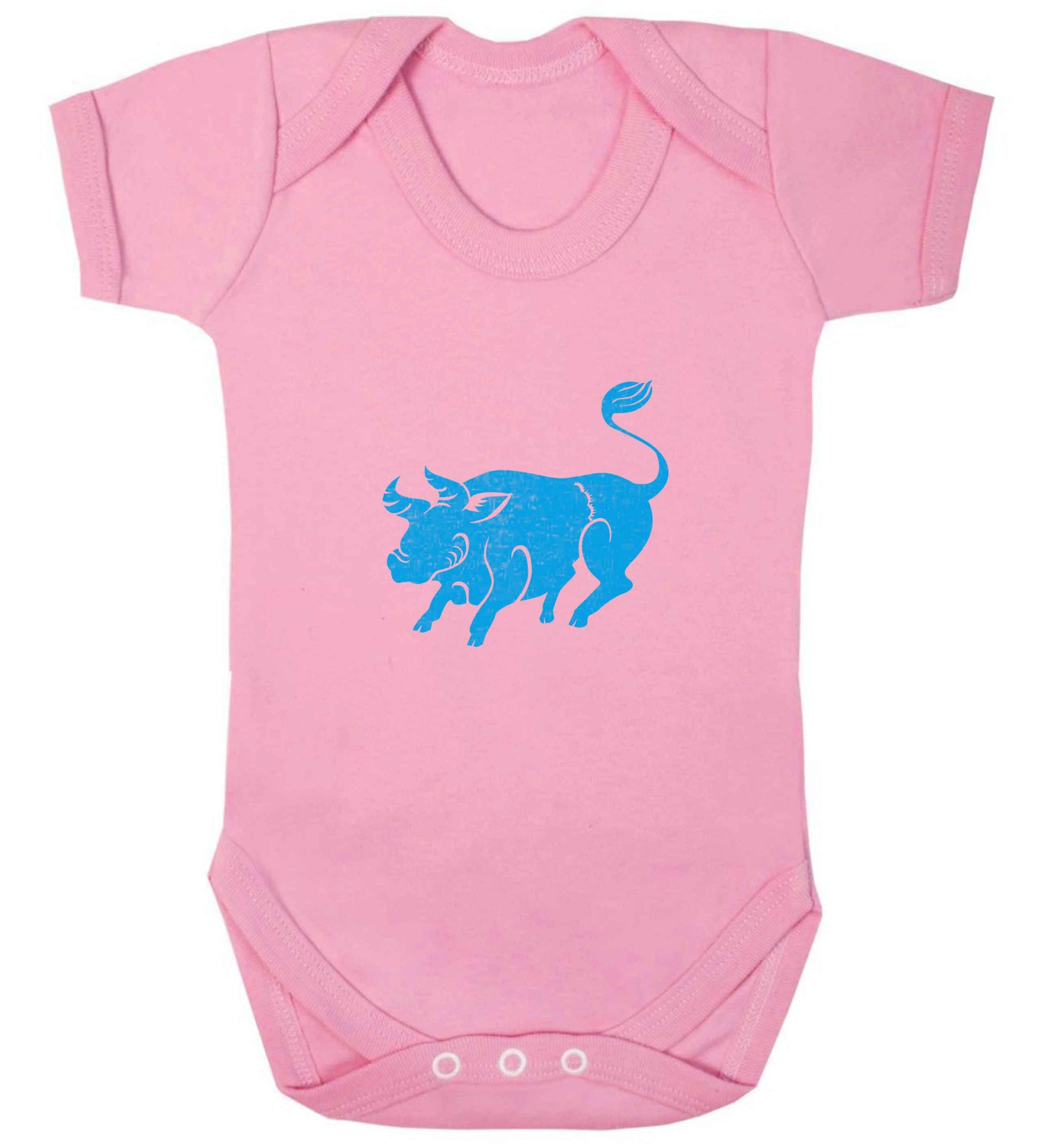 Pig face baby vest pale pink 18-24 months