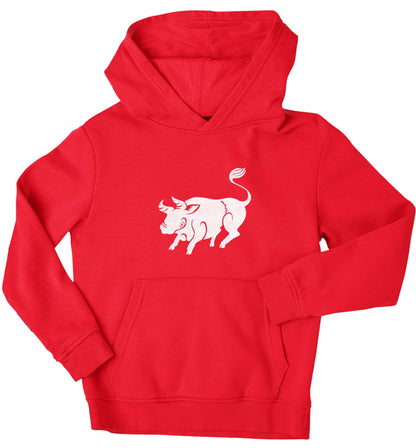 Blue ox children's red hoodie 12-13 Years