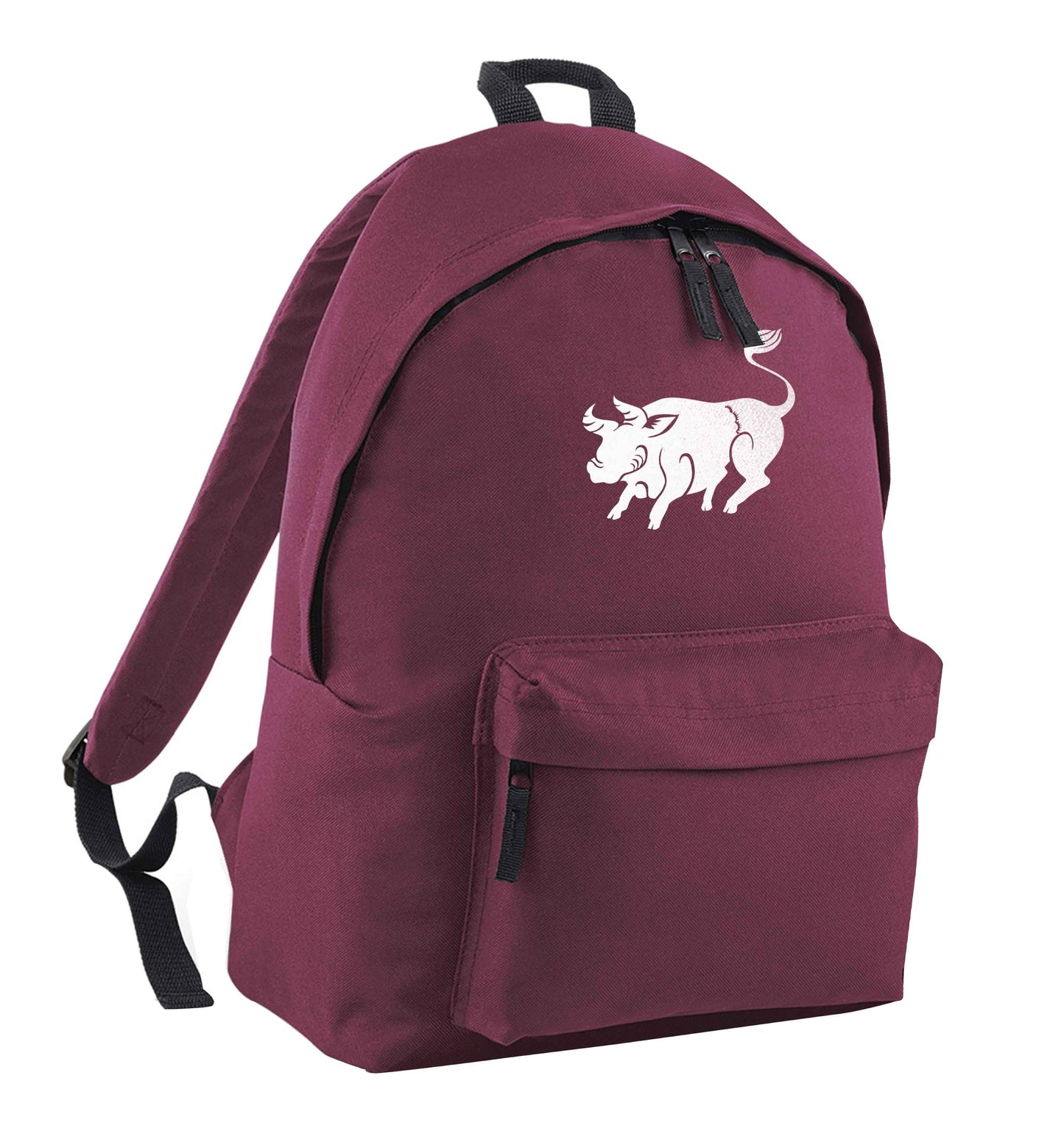 Blue ox maroon children's backpack