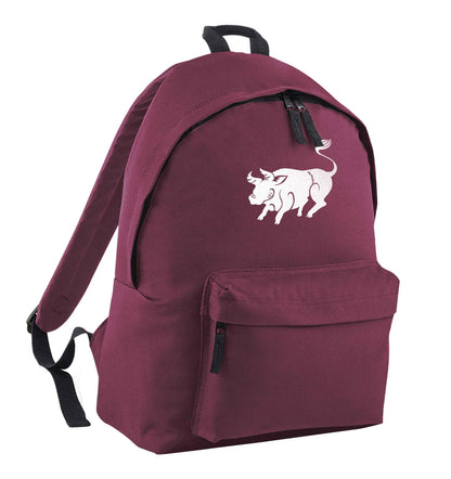 Blue ox maroon children's backpack