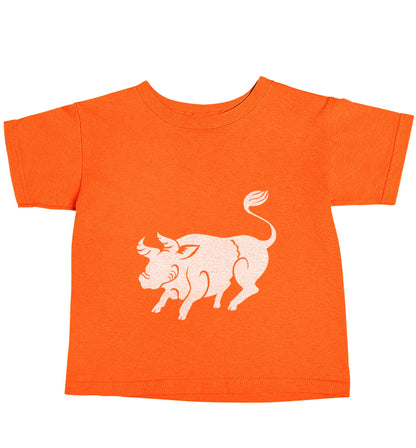 Blue ox orange baby toddler Tshirt 2 Years