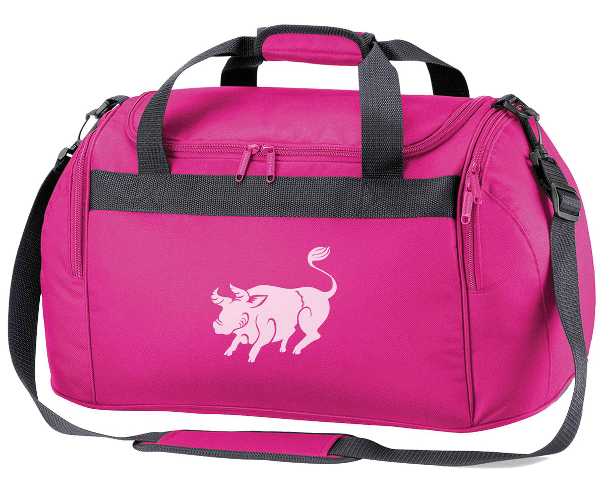 Pig face pink holdall / duffel bag