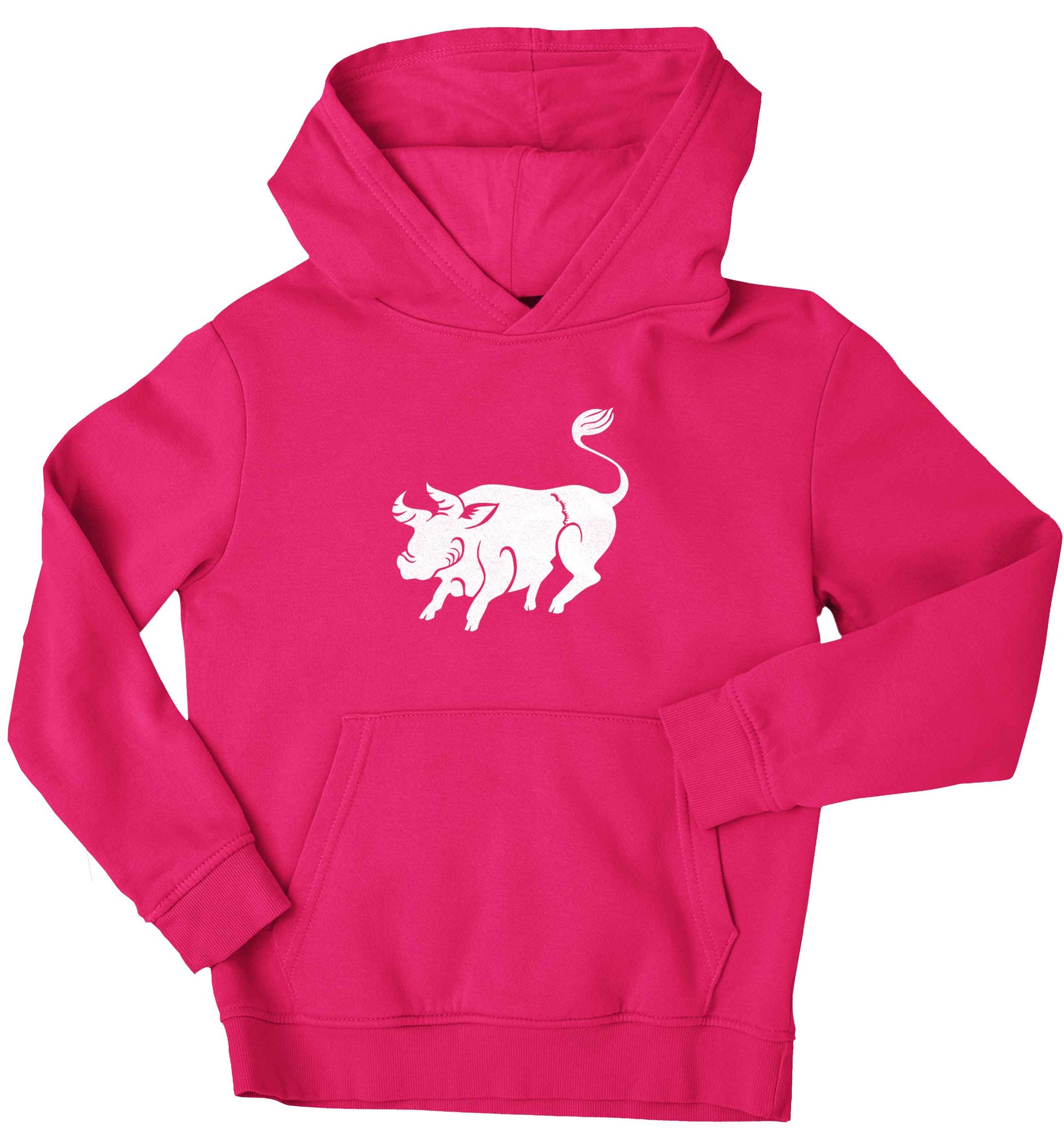 Blue ox children's pink hoodie 12-13 Years