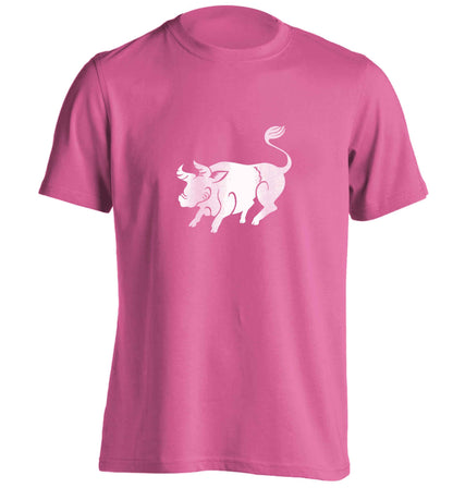 Blue ox adults unisex pink Tshirt 2XL