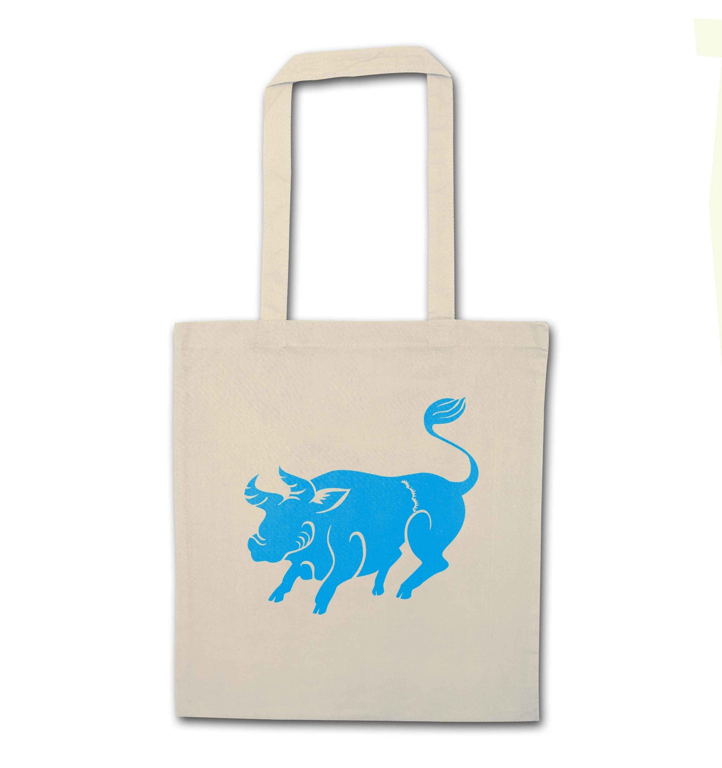 Pig face natural tote bag