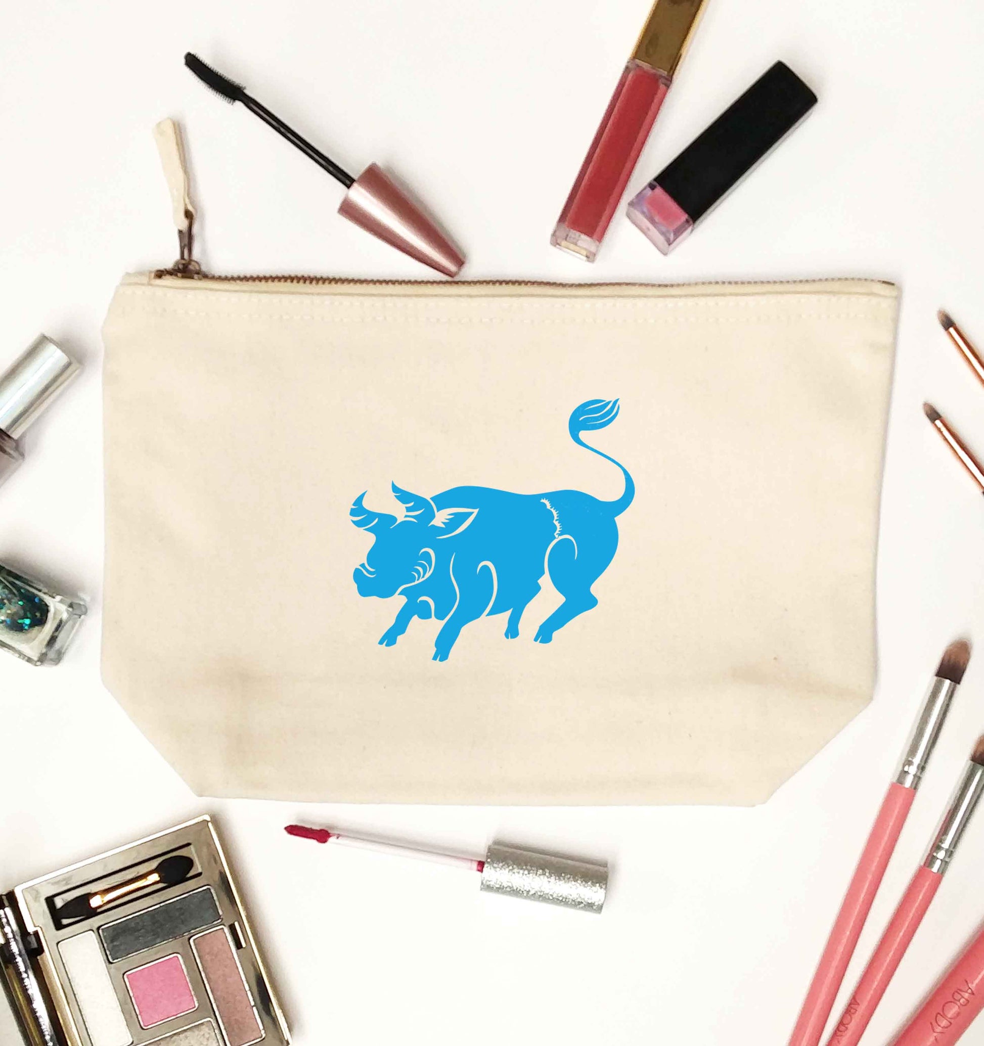 Blue ox natural makeup bag