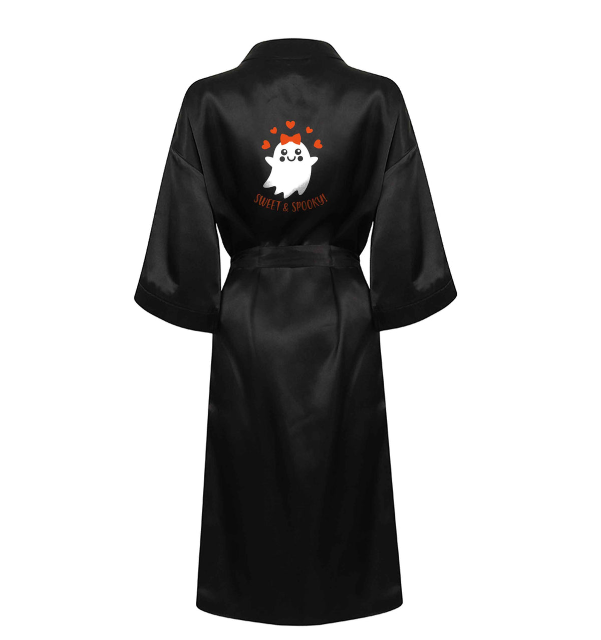 Sweet and spooky XL/XXL black ladies dressing gown size 16/18