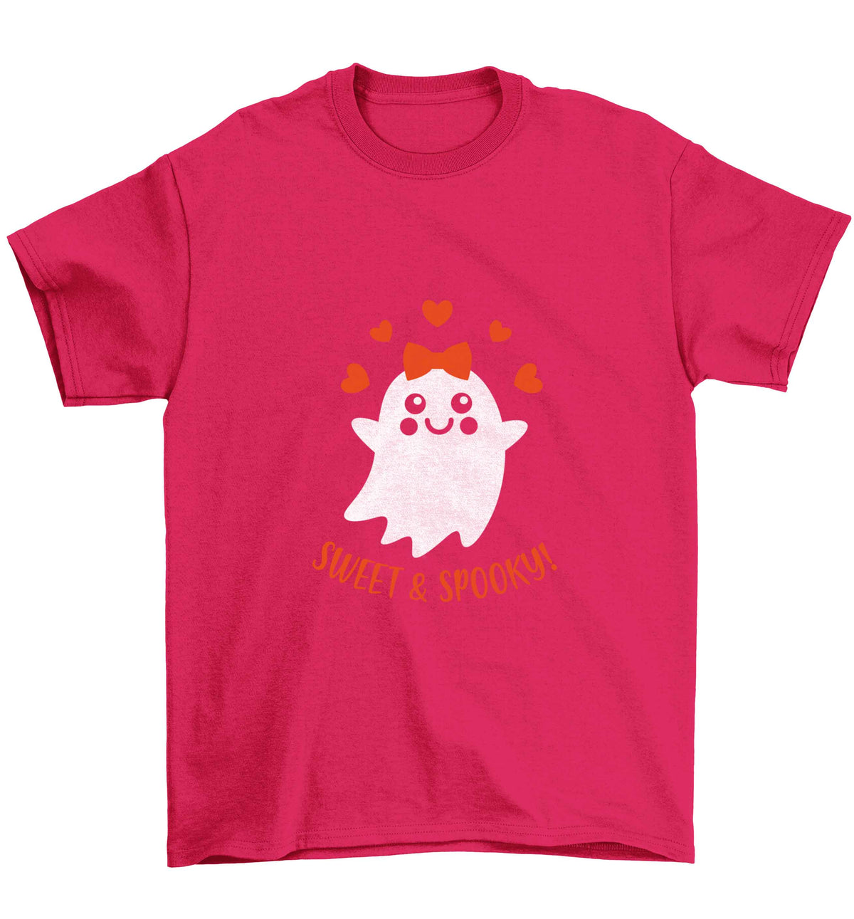 Sweet and spooky Children's pink Tshirt 12-13 Years